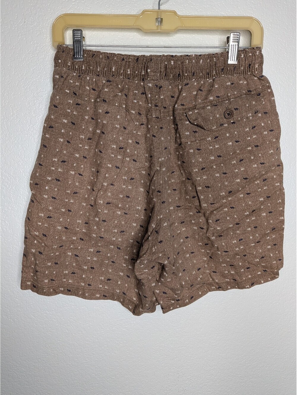 Patagonia Organic Cotton Brown Printed Baggies Shorts Men’s Small - Picture 5 of 5